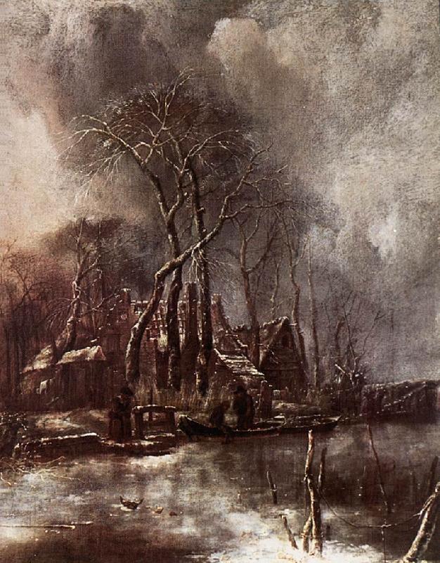 Jan van de Capelle Winter Landscape